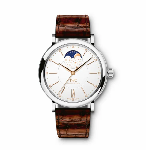 IWC Portofino Automatic Moon Phase 37 Stainless Steel / Silver IW4590-11 (IW459011)